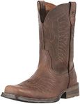 Ariat Mens Rambler Phoenix Western Boot Distressed Brown 8.5