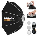 TARION Foldable Octabox Bowens Softbox - 90cm/36in One-Step Setup Octagon Softbox with Grid Lighting Diffusers Bowens Mount for Studio Videography Photography Umbrella Softbox OC-90F SOFTBEAM