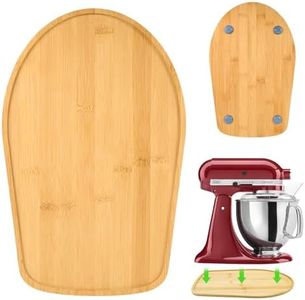 Mezclador deslizante de bambú compatible con KitchenAid de 4.5/5 cuartos de galón con cabezal inclinable