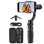 Gimbal Stabilizer for Smartphone, 3-Axis Phone Gimbal for Android and iPhone 13,12,11 PRO, Stabilizer for Video Recording with Face/Object Tracking, 600 °Auto Rotation - Hohem iSteady Mobile Plus