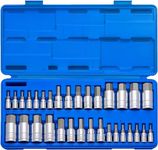 Neiko® 10288A Master Hex Bit Socket Set, S2 Steel | 32-Piece Set | SAE and Metric