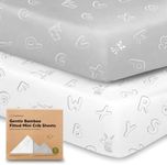 2-Pack Mini Bamboo Cot Sheets - Bab