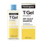 Neutrogena T/Gel Anti Dandruff Shampoo for Dry Hair (1x 250ml), Daily Anti-Dandruff Shampoo with Salicylic Acid to Help Repair Dry Damaged Hair and Fight Dandruff from First Wash