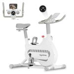 Lifelong Fit Pro Spin Fitness Bike|8Kg Flywheel|Adjustable Resistance & Heart Rate Sensor|Quiet Belt-Driven System|Touch LED Screen Display|Steel Frame|Home Workout & Cardio|Max Weight 120Kg