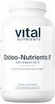 Vital Nutrients - Osteo-Nutrients II (with Vitamin K2-7) - Bone Support Formula with Boron - Gluten Free - 240 Vegetarian Capsules per Bottle