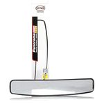 Heyner Panoramic Mirror Rear View Wide-angle to Reduce Blind Spot Mirror 43cm x 8cm Mobility Limited Help Aids Car Van Driving Test Mirror