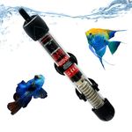 Fish Tank Aquarium Heater - Adjustable Temperature Submersible Thermostat Heater,25W/50W/100W/150W/200W/300W