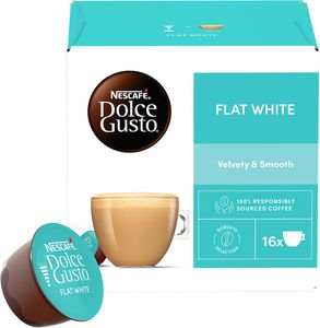 Nescafe Dolce Gusto Flat White Coffee Pods – Compatible Capsules