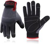 HANDLANDY Mens Work Gloves Touch Sc