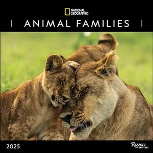 National Geographic: Animal Families 2025 Wall Calendar