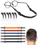 YSFVNP 18 Pcs Spectacle Holder, Specs Holder Strap, Grip Guard Glasses Ear Hooksr Adjustable Glasses Straps No Tail Eyewear Retainer Spectacle Chain for Men'S Glasses Straps Women