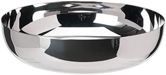 Alessi Salad Bowl, Polished, Silver