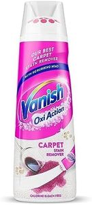 Vanish Oxi Action Upholstery & Carpet Cleaner, Stain Remover Serum for Large Area Cleaning, 195ml | Targeted Action on Tough Stains | Deep Cleans | Safe on Carpets & Upholstery