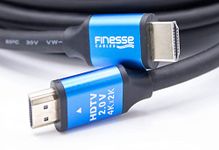 Finesse Cables 15M HDMI Cable v2.0 4K Full UHD 4K PS5 Xbox One X S | Satellite UHD TV Laptop PC Monitor CCTV