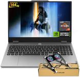 Lenovo LOQ RTX 5050 Gaming Laptop, 15.6" FHD 144Hz, AMD Ryzen 7 250, 64GB DDR5 RAM, 1TB PCle M.2 SSD, Backlit Keyboard, RJ-45, Wi-Fi 6, Bundle with PCO Laptop Cooler, Grey, Windows 11 Home