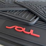 Floor Mats for Kia Soul Oem Genuine - All Weather - Heavy Duty - (2014,2015,2016,2017,2018,2019) Complete Set (DO NOT FIT SOUL EV)