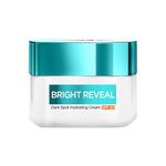 L'Oréal Paris Bright Reveal Dark Spot Hydrating Cream SPF 50 for Face, UV Filters with Patented Mexoryl 400, 5.6% Moisturising Complex and 2% Niacinamide, Protects Brightens and Evens Skin Tone, 50ml