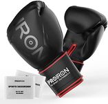 PROIRON Boxing Gloves MMA Punch Bag Training Mitts for Muay Thai, Sparring, Kickboxing, Fighting, Martial Arts, Workout Gloves 10oz with Free Deodoriser