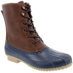 London Fog Womens Wonder Cold Weather Duck Boot Navy 10 M US