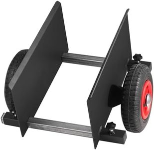 VEVOR Panel Dolly, 600LBS Capacity Slab Dolly, Heavy-Duty Drywall Mover with 8" Pneumatic Wheels, Adjustable Clamp Panel Cart for Drywall Sheet, Material Handling, All Terrain Moving Cart