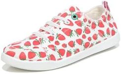 Vionic Women's Washable Casual Trainer Lace up Pismo Shoes with Arch Support Medium Fit