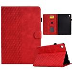 Vkooer Case for Samsung Galaxy Tab A8 10.5 inch 2022 (SM-X200/X205) Leather Folio Cover with Auto Sleep/Wake Multi Angle Viewing Stand Smart Shell Fit Galaxy Tab A8 Tablet, Red