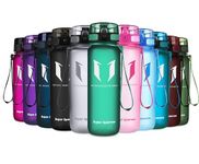 Super Sparrow Sports Water Bottle - 500ml - Non-Toxic BPA Free & Eco-Friendly Tritan Co-Polyester Plastic - For Running, Gym, Yoga, Outdoors and Camping