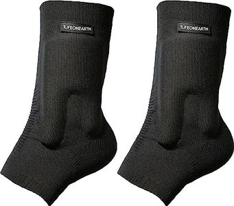 1Lifeonearth Ice Skate Ankle Pads, Cushioned/Padded Ankle Sleeves used to reduce ankle pain during Ice Skating and Hockey (PAIR)