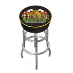 Trademark Global Texas Hold'em Logo Padded Bar Stool