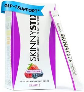 Zantrex SkinnyStix Energy Powder – Increase Energy, Heighten Focus, Boost Mood – 5 Calories – Coffee Bean, Yerba Mate, Cayenne – Berry Fusion30 Servings