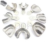 DDP 8 Impression Trays Perforated Set of Eight Set of 8 S, M, L, XL (EDENTULOU)