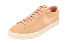 Nike Blazer Low Men's Genuine Leather Sneaker Pink 371760 801, Size:43