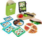 Fisher-Price Preschool Kitchen Playset Laugh & Learn 123 Follow The Recipe Meal Kit 30-Piece Pretend Cooking Set for Ages 3+ Years