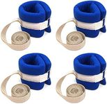 NEPPT Bed Restraints for Elderly Dementia Patients Ankle and Wrist Restraints Limb Holders Hospital Bed Rails for Elderly Adults Safety Medical Bed Restraints Straps for Seniors Soft Padded (4 PCS)