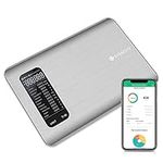 Etekcity Smart Food Nutrition Kitchen Scale, Digital Grams and Ounces for Weight Loss, 19 Facts Tracking, Baking, Cooking, Portion Control, Macro, Keto, 11 Pounds-Large, 304 Stainless Steel