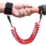 Safe-O-Kid® Wrist Link, Adjustable Strap Safety Link for Baby, Red