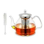 Glass Teapot, 40oz/1200mL Glass Ket