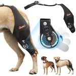 CHAMIN/RISURRY Adjustable Dog Knee Brace with Extra Collar, Support for Torn Acl Hind Leg, Tear Ligament, Osteoarthritis,Rear Leg Limp, Recovery After Surgery,et（Left Leg,XL）