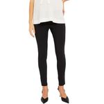 Motherhood Maternity Women's Super Stretch Secret Fit Belly Ankle Skinny Work Pant XS-3X, Black, Medium