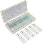 50pcs Prepared Microscope Slides Se