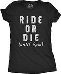 Crazy Dog T-Shirts Women's Ride Or 