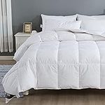 YZTEX Double Size Duvet - 13.5 Tog Luxurious Goose Feather & Down Quilt, 40% Down Double Size Bed Duvet, 100% Cotton Shell