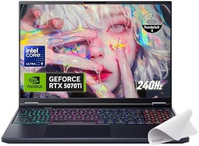 acer Predator Helios Neo 16S AI Gaming Laptop 16" 2560x1600 OLED 240Hz (100% DCI-P3) Intel 24-core Ultra 9 275HX 32GB RAM 1TB SSD GeForce RTX 5070 Ti DLSS4 (Up to 992 AI Tops) Win11 ICP Hub w/Copilot