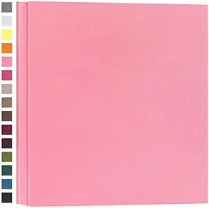 potricher Photo Album for 4x6 1000 Photos Linen Cover Extra Large Capacity Picture Book for Family Wedding Anniversary and Baby (Pink)