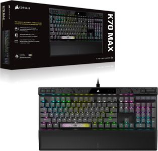 CORSAIR K70 MAX RGB Mechanical Gaming Keyboard – Customizable Lighting