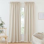 RYB HOME Semi Sheer Curtains 84 inc