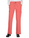 KOI Basics 731 Women's Holly Scrub Pant, Coral, Large Tall