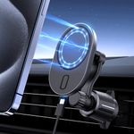 Miracase Wireless Car Charger, [15w Fast Charging] Car Mount Charger for MagSafe [Powerful Magnet] Air Vent Car Phone Holder Wireless Charger Only Compatible with iPhone 15 14 13 12 Pro Max Plus Mini