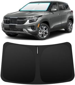 INSAUTO Custom Fit Windshield Sun Shade Accessories for Kia Seltos 2021-2026, Foldable Front Window Sunshade, UV & Heat Reflector, Keeps Interior Cool, Includes Storage Bag