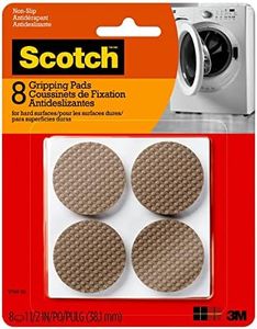 Scotch Gripping Pads, 8 Pcs, 1.5" inch Round Pads, Self-Adhesive, Stabilizes Appliances on Floors and Tabletops, Textured Pads Deliver Reliable Traction, Non-Slip Furniture Pads (SP940-NA)